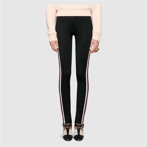 gucci technical jersey pant womens|women Gucci leggings.